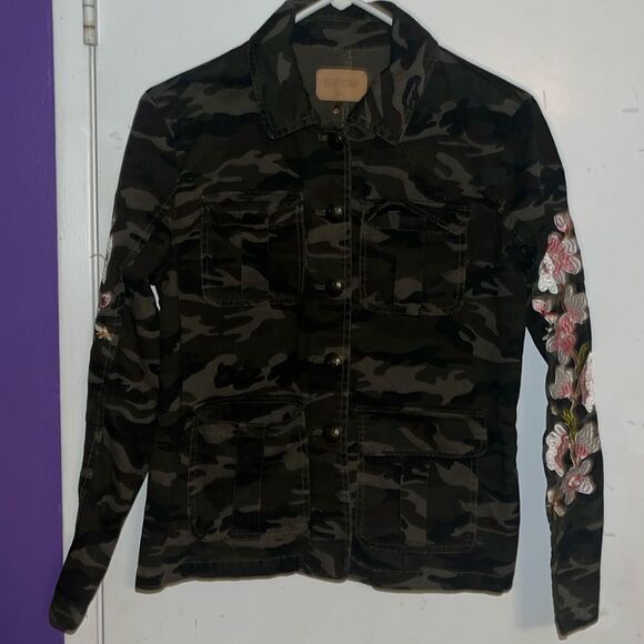 Driftwood Sundance Camouflage Floral-Embroidered Jacket Size Small - Picture 4 of 11